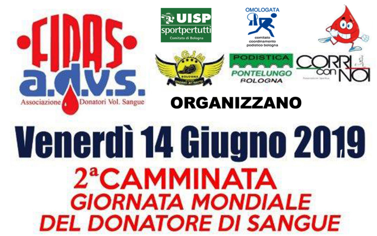 Polisportiva Pontelungo Bologna giornata mondiale del donatore di sangue